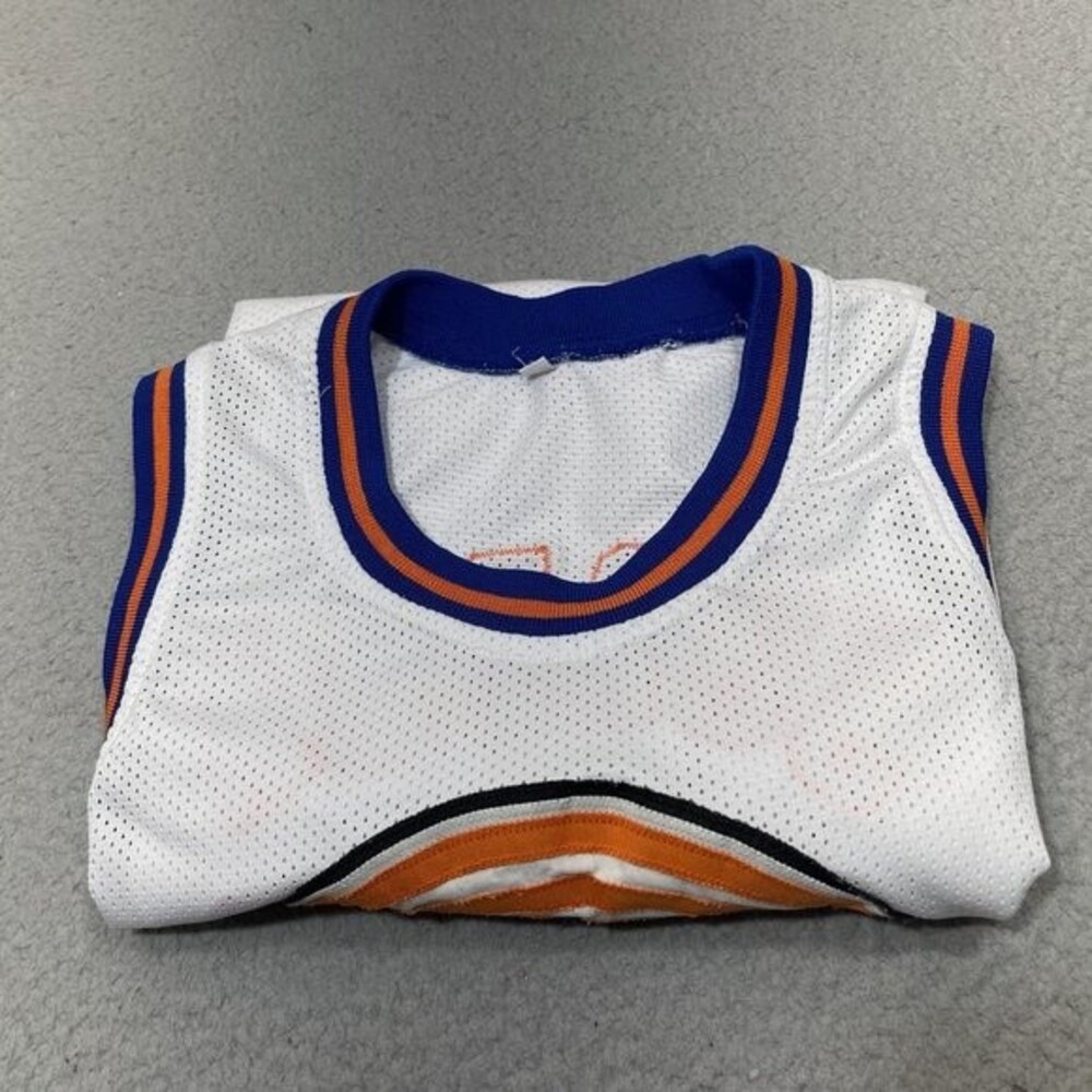 Michael Jordan Basketball Jersey Tune Squad Mens Small White Blue Warner Bros 23